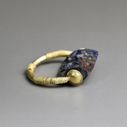 腓尼基高古青金石双兽印章戒指 商品图3