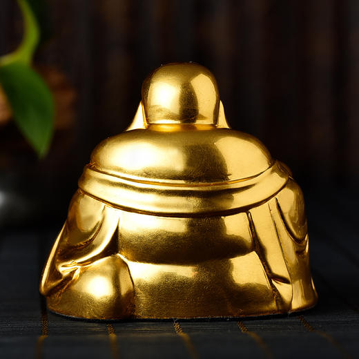 金陵金箔 弥勒佛汽车摆件车内创意饰品 商品图3
