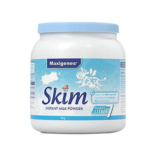 2罐 |【保税】 澳洲美可卓 Maxigenes 蓝胖子高钙脱脂成人奶粉 1kg 商品图1