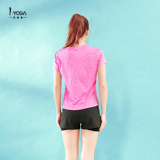 IYOGA瑜伽T恤短袖不带胸垫T023 商品图3