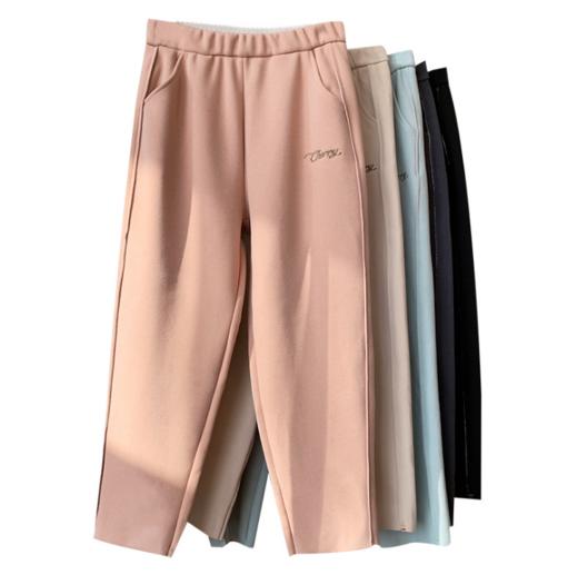 微胶囊黑科技恒温发热婴儿绒保暖樱花裤