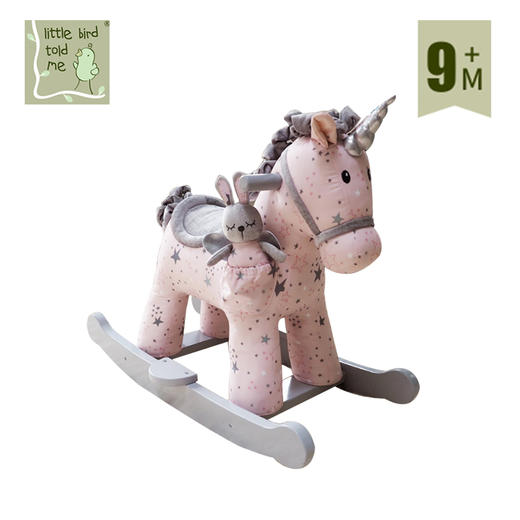 英国Little Bird Told Me高端手工摇摇木马宝宝生日礼物摇椅-【玩具】 商品图3