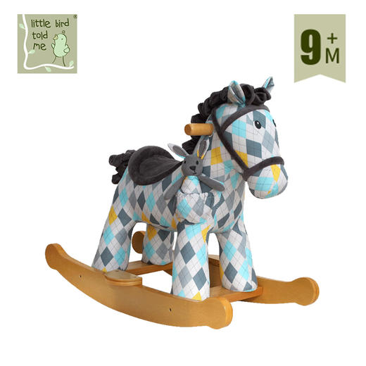 英国Little Bird Told Me高端手工摇摇木马宝宝生日礼物摇椅-【玩具】 商品图1