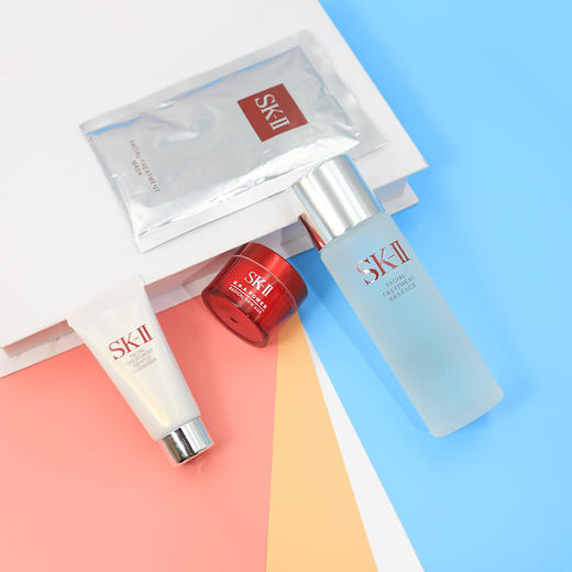 SK-II/sk-ii/sk2 护肤套装 入门体验旅行四件套 洁面面膜神仙水面霜【CDF】 商品图2