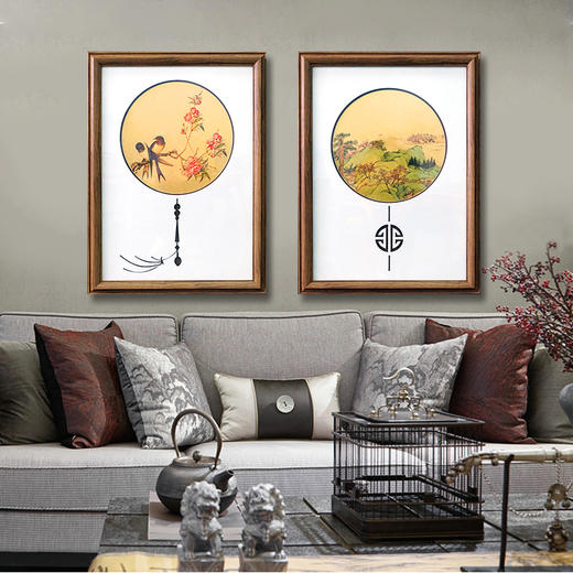 金陵金箔山水花鸟金箔画 商品图3