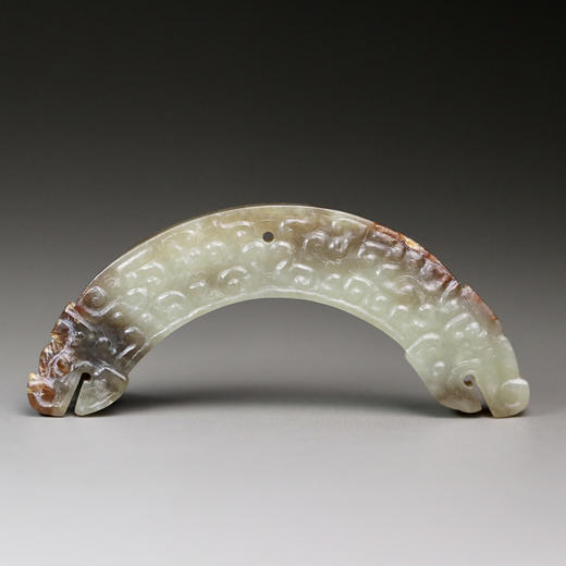 春秋虺纹双首龙玉珩