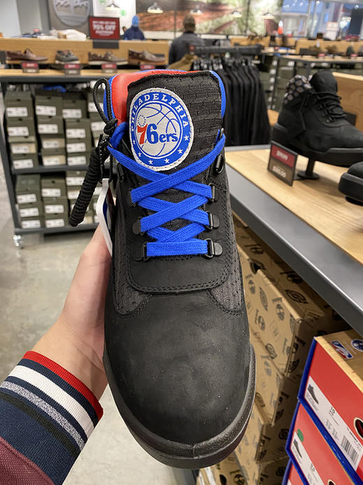  TIMBERLAND/添柏岚 NBA联名款男士舒适户外靴短筒圆头靴子 商品图3