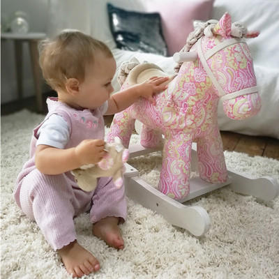 英国Little Bird Told Me高端手工摇摇木马宝宝生日礼物摇椅-【玩具】 商品图4