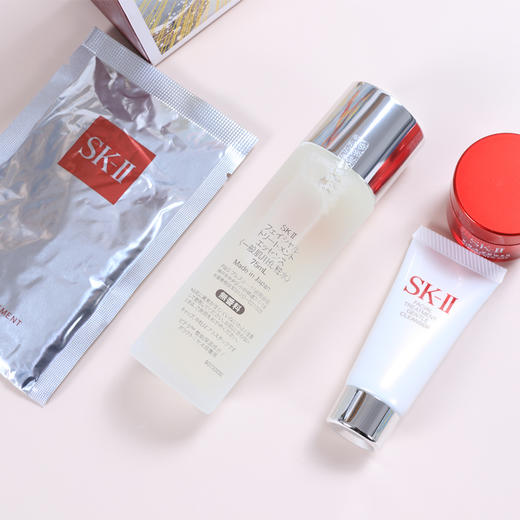 SK-II/sk-ii/sk2 护肤套装 入门体验旅行四件套 洁面面膜神仙水面霜【CDF】 商品图5