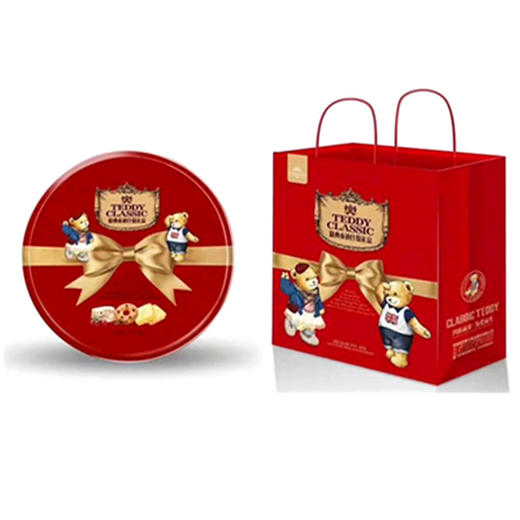 精曲泰迪什锦曲奇红色680g 商品图0