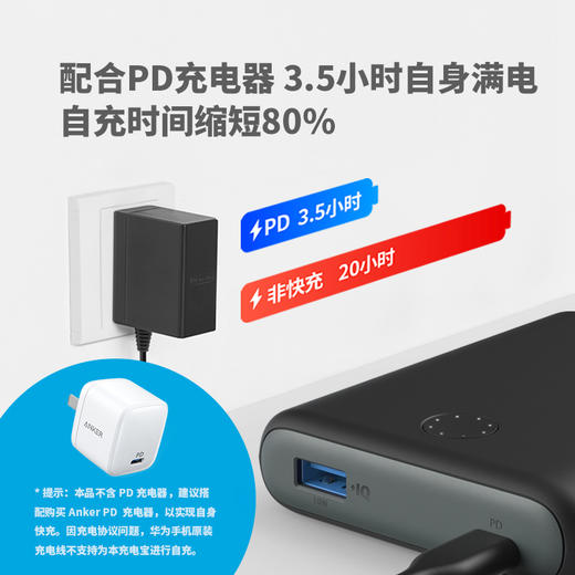 PowerCore 任天堂Switch定制款 13400毫安 Anker移动电源/充电宝 USB-C 22.5WPD双向快充 商品图5