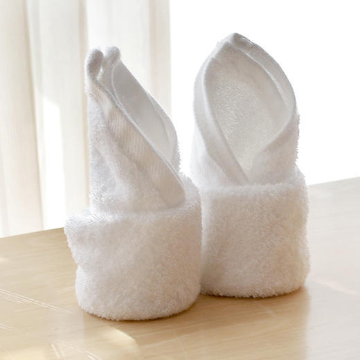 【会员专享】酒店同款 | 维也纳酒店专享 全棉方巾 洗脸巾手巾 纯白色 2条装（34*34cm） 商品图2