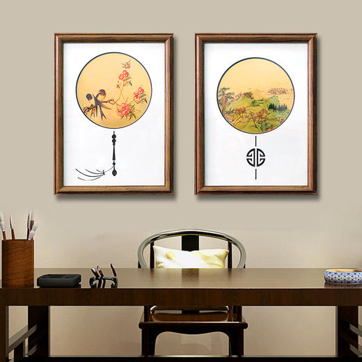 金陵金箔山水花鸟金箔画 商品图4