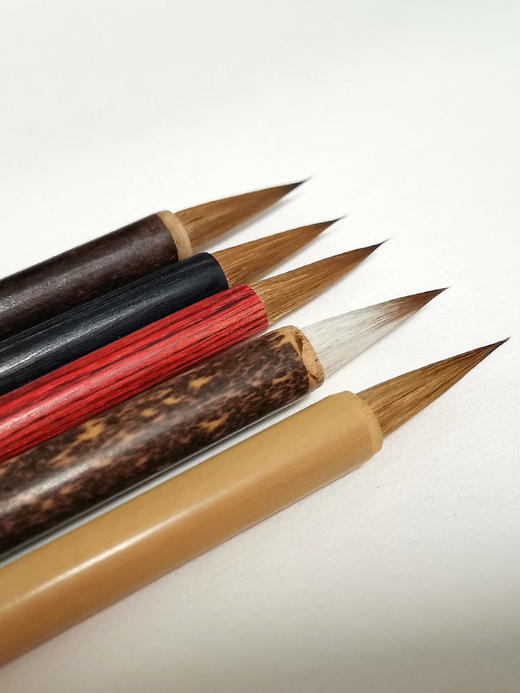 超值古法小楷笔5支套装，赠印花笔帘 商品图4