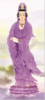 紫衣观音佛卡（后印印光大师开示）（4.5×10.8厘米） 商品缩略图0