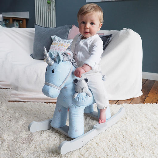 英国Little Bird Told Me高端手工摇摇木马宝宝生日礼物摇椅-【玩具】 商品图0