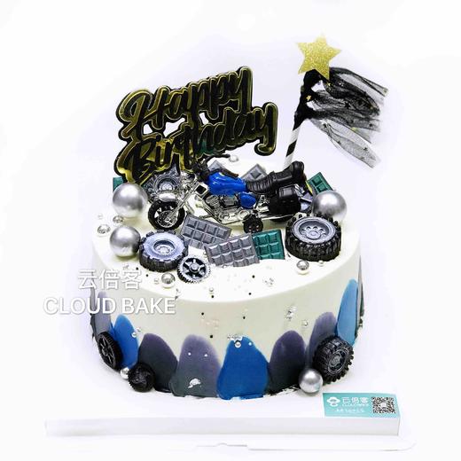 【摩托车主题蛋糕】 商品图1