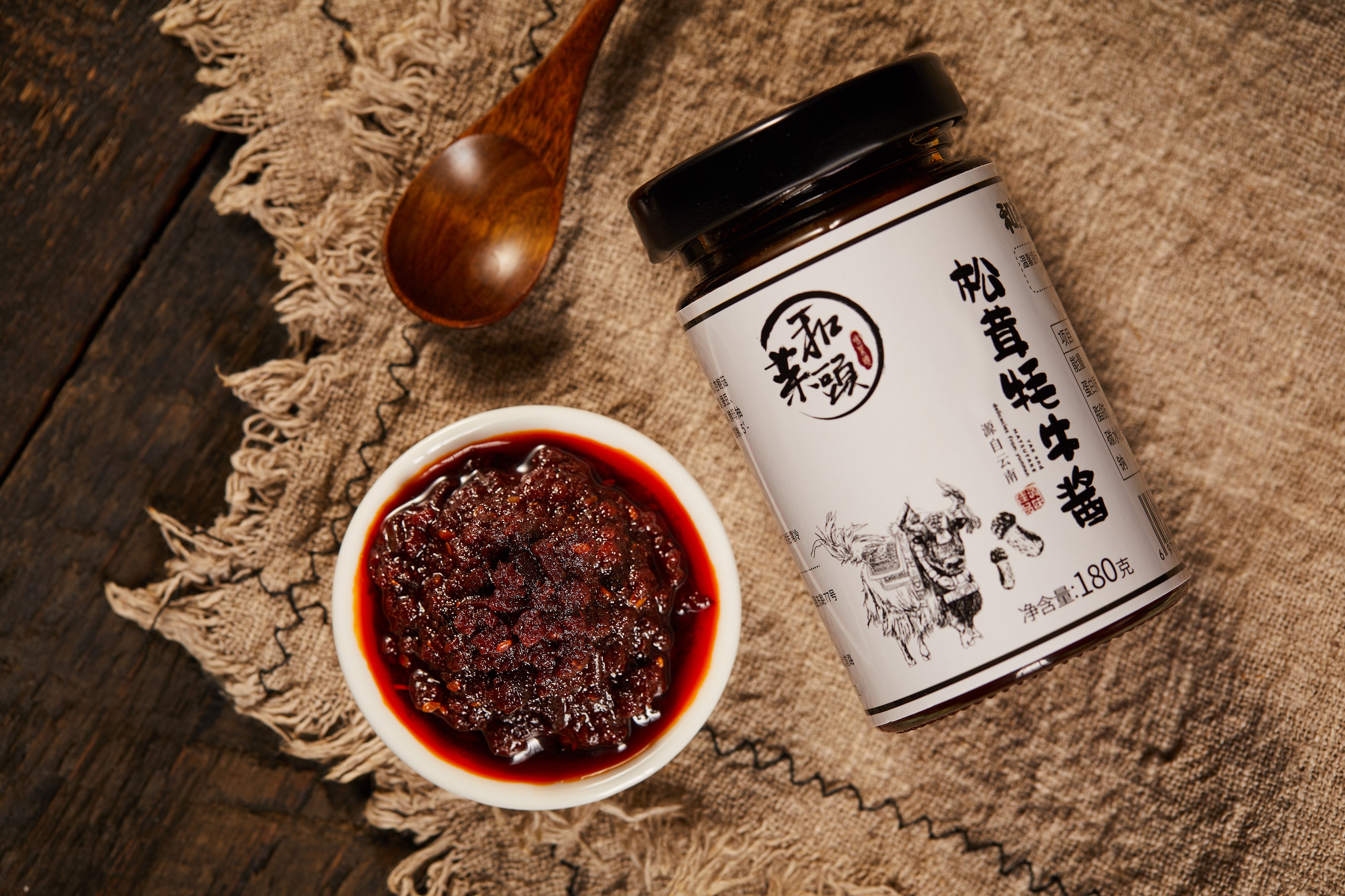 松茸牦牛酱 180克一瓶装