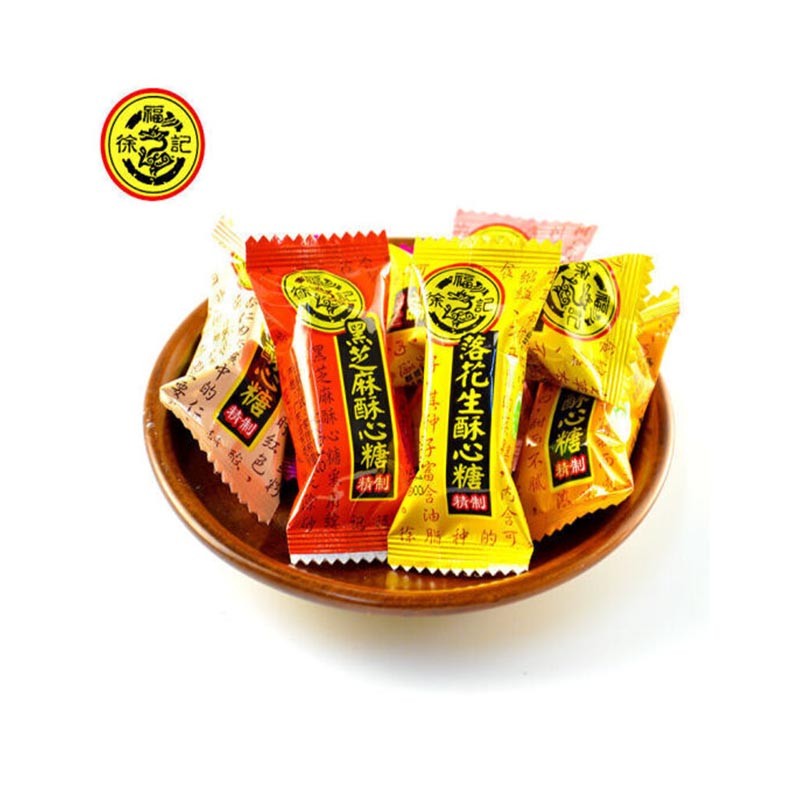 徐福记 金致散糖酥心糖 混合装   细致磨研，层层酥脆，口口生香，老少皆宜独立小包装，携带方便JPY带授权招加盟代理