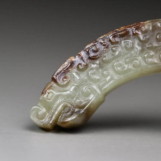 春秋虺纹双首龙玉珩
