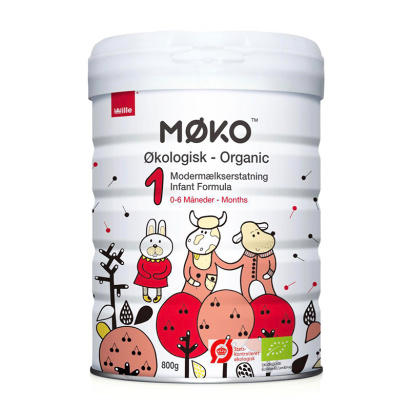 丹麦麦蔻moko有机婴儿配方奶粉1段800g
