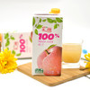 【1箱】汇源 青春版100%果汁1箱(1L*5盒，苹果汁/葡萄汁/桃汁可选） 商品缩略图6