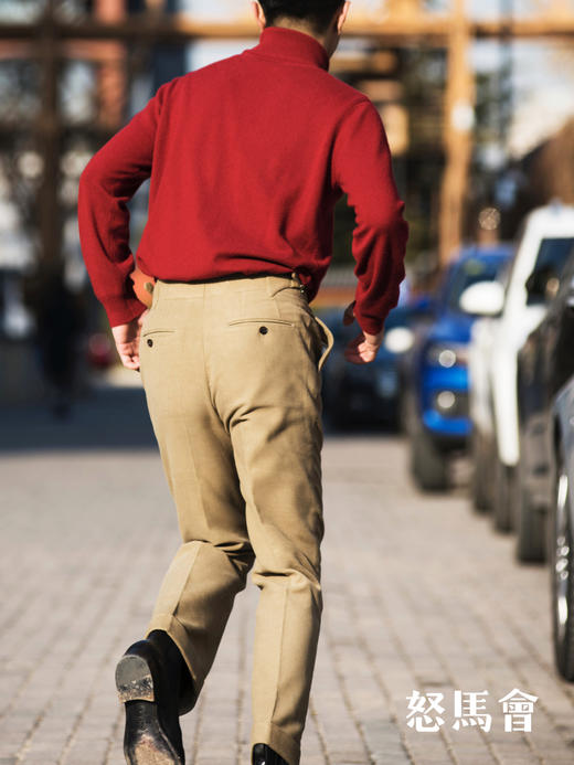 Hardy Minnis Eskdale Moleskin 鼹鼠皮高克重棉卡其色裤装 商品图1