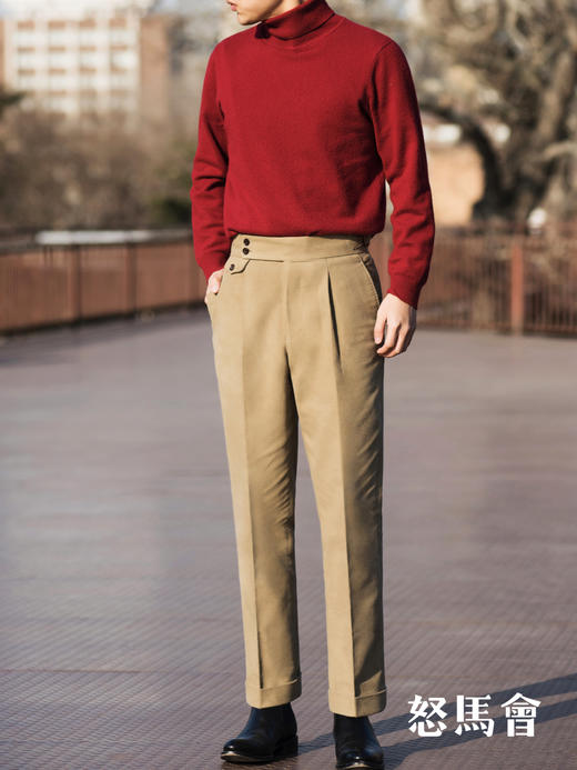 Hardy Minnis Eskdale Moleskin 鼹鼠皮高克重棉卡其色裤装 商品图3
