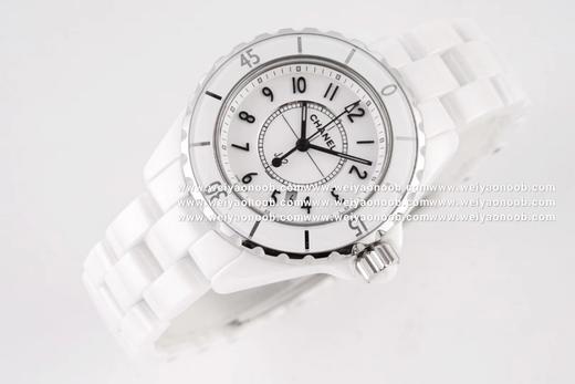 XF香奈儿J12系列H0968重置加强版，33mm直径，原版机芯ETA.956.612芯。石英机芯，女士腕表，陶瓷表带，密底 商品图12