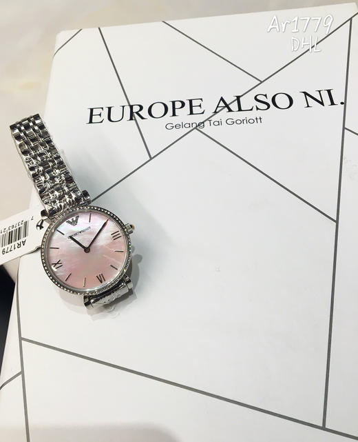 原单渠道货    阿玛尼 AR1779
机芯：原装石英机芯
表壳：316L不锈精钢 商品图2