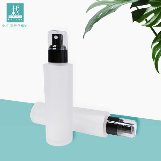 精致磨砂玻璃喷雾瓶  空瓶 调柔肤水 香水  分装  送贴纸 商品图1
