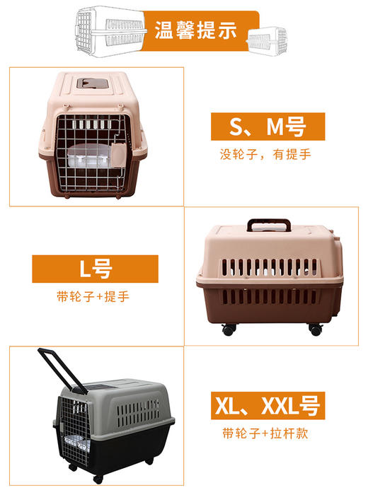 【出门必备】金多乐宠物航空箱 商品图3