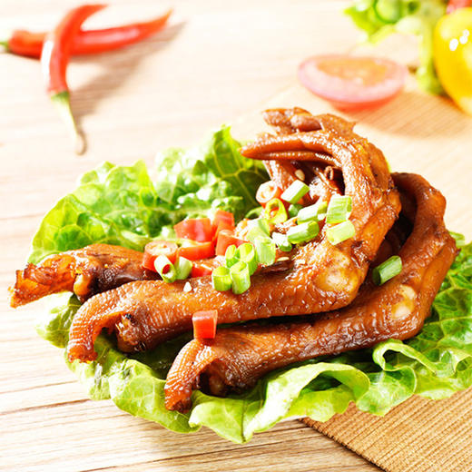 【小胡鸭_锁鲜】香辣味鸭掌260g/盒 鸭爪零食 熟食小吃 现做食品