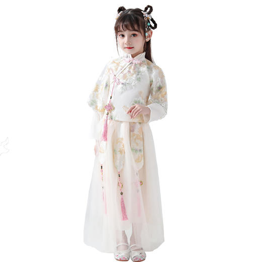 AXS-036新款中国风唐装旗袍立领长袖套装 商品图4