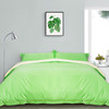 维也纳定制 | AB面全棉贡缎四件套 果绿色/卡其色（尺寸可选） 商品缩略图0
