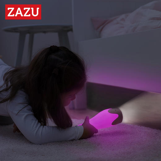 荷兰ZAZU长颈鹿新生婴儿睡眠安抚小夜灯usb数据线充电手电筒 商品图3