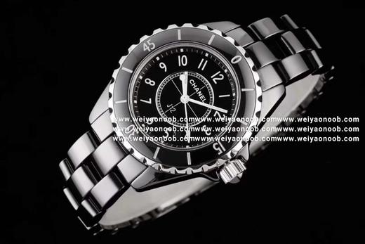 XF香奈儿J12系列H0968重置加强版，33mm直径，原版机芯ETA.956.612芯。石英机芯，女士腕表，陶瓷表带，密底 商品图1