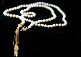 百搭、典雅、时髦|淡水珠流苏长链，时尚又撩人、怎么戴都好看