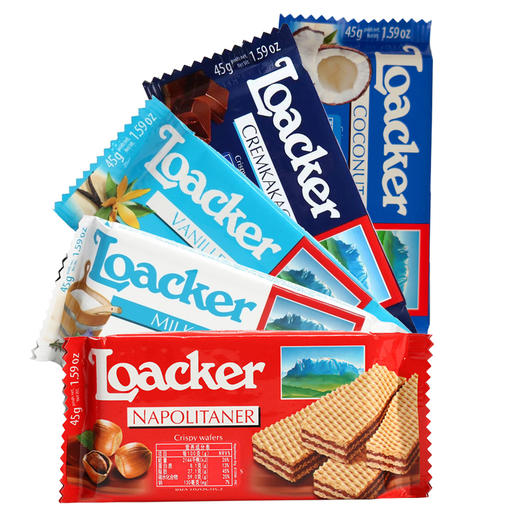 【1袋】莱家 威化饼干45g（多种口味可选） 商品图1