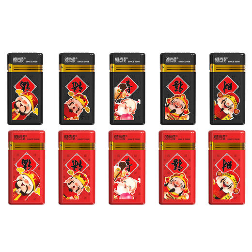 M6-时尚男女超薄翻盖直冲打火机 商品图4