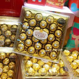 费列罗巧克力 金沙 礼盒装24粒 300g年货送礼(包装会随时节变化).