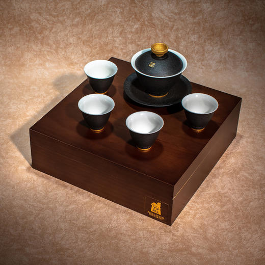 【茶器】王子和山黑釉茶器/成品率不到30% 商品图3