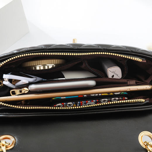 YG-028新款时尚小香风菱格链条包 商品图2