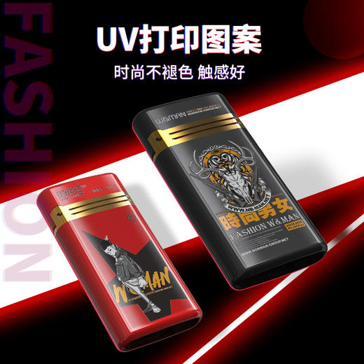 M6-时尚男女超薄翻盖直冲打火机 商品图1