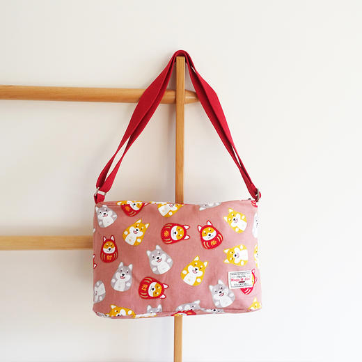 HUJI祤集Sling斜挎包风の花柴犬达摩蛋 商品图0