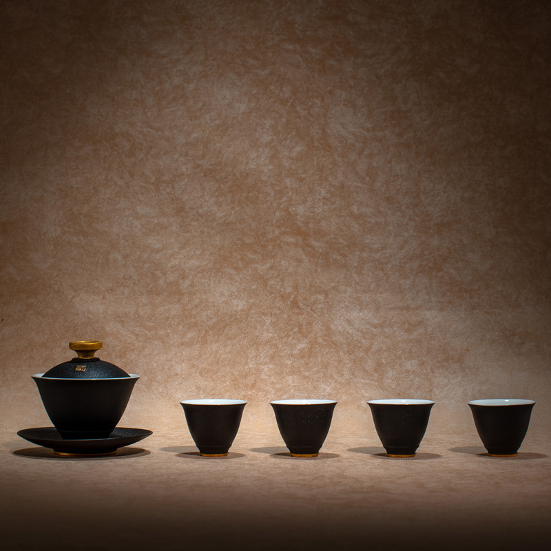 【茶器】王子和山黑釉茶器/成品率不到30%