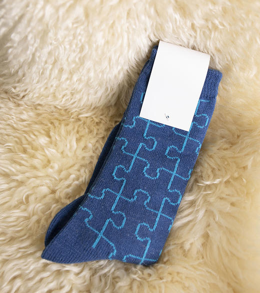 THS 12.27-无 必囤单品 迷宫印花 针织袜 四色可选  均码 CU227 商品图4