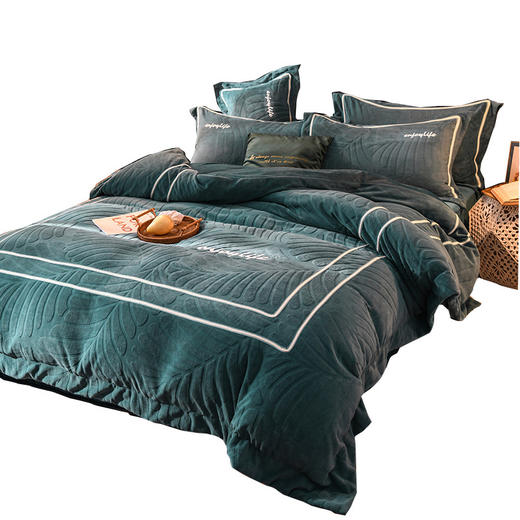 ABC-YMF-LL64465冬季加厚牛奶绒床上用品四件套 商品图4