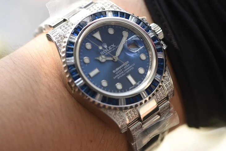 l力士潜h者 submariner 帝皇定制版蓝幽灵— 表