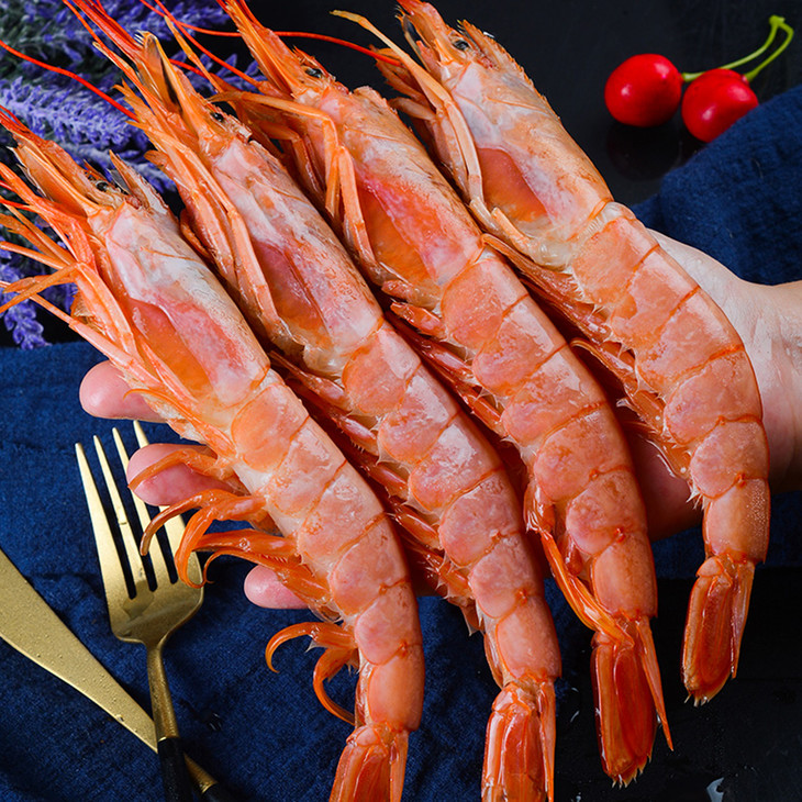 船冻生红虾2kg